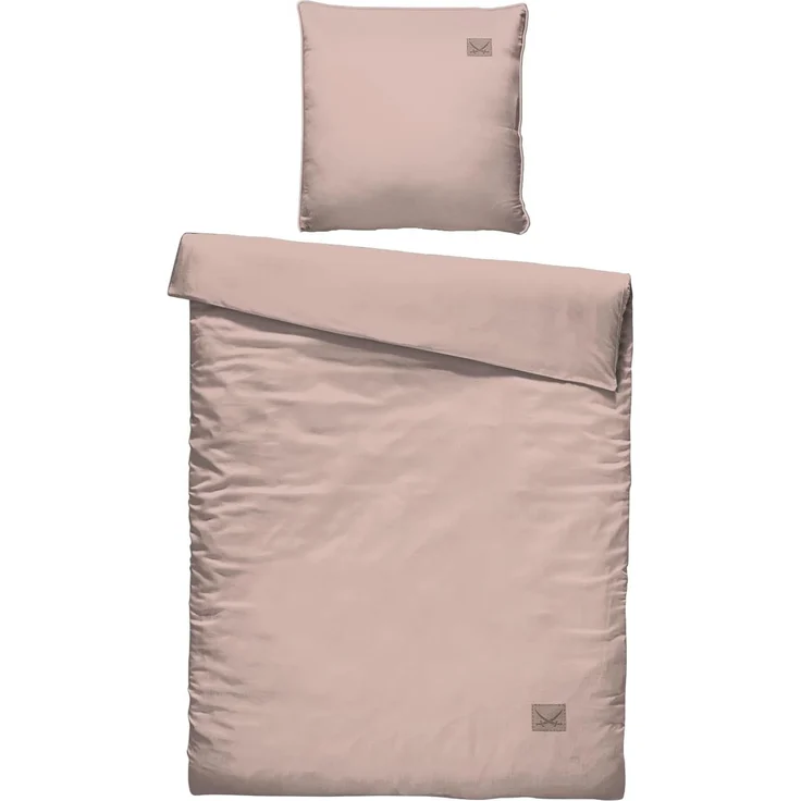 Bettwäsche SANSIBAR Leinen Look BL 135x200 cm rosa Bettbezug Bettzeug – Bild 3