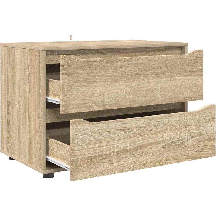 vidaXL Aufbewahrungsschrank 80 x 48 x 57 cm Holzwerkstoff Sonoma-Eiche 888819 – Bild 7