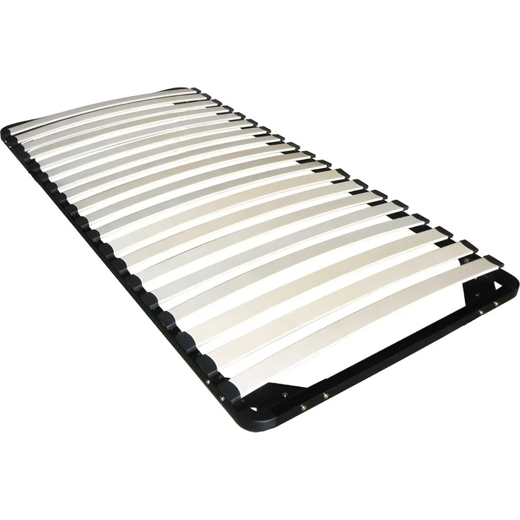 Vente-unique - Kombi-Bett 90 x 200 cm mit Stauraum & Schreibtisch + Lattenrost - Holzfarben & Weiß - RIGALI – Bild 9