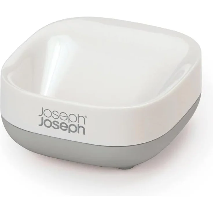 JosephJoseph Slim kompakte Seifenschale weiß/grau