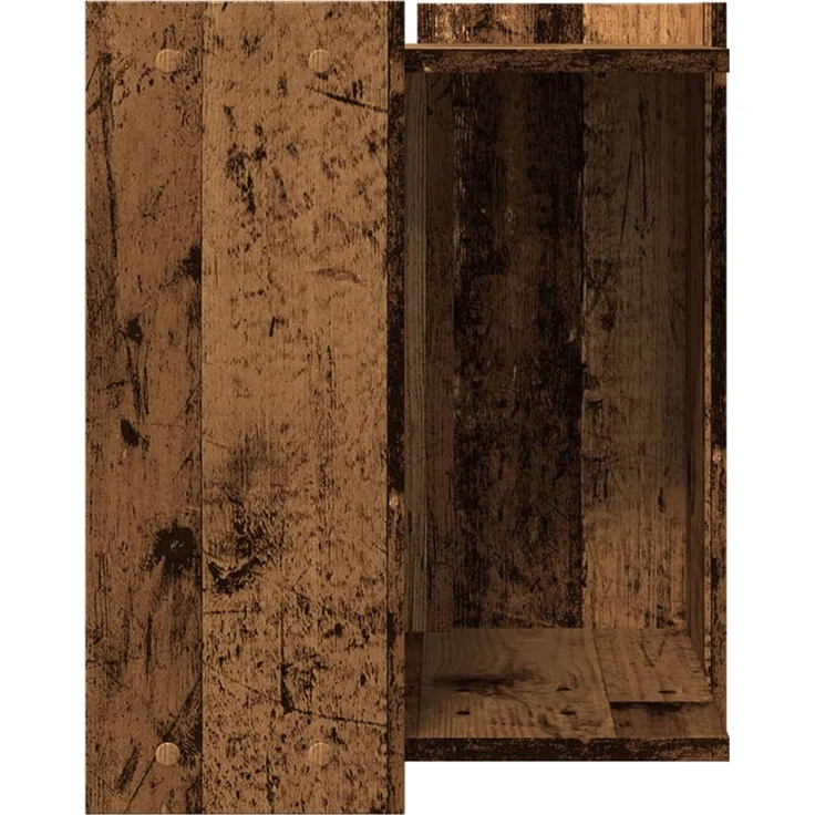 vidaXL Katzenklo Altholz-Optik 42x42x51 cm Holzwerkstoff 857749 – Bild 6