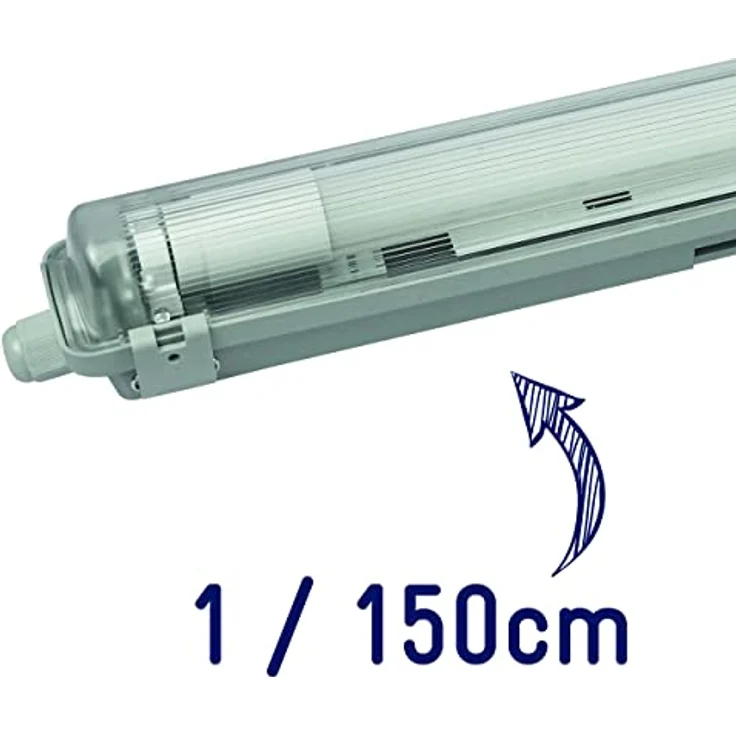 LED Wannenleuchte, 2000 Lumen, Neutralweiß, L 156 cm – Bild 3