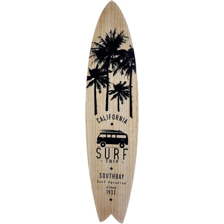 Hauseinrichtung Wanddeko Surf Board weiß – Bild 1