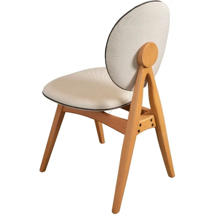 Skye Decor 'Touch - Oak, Beige' Stuhlset (2-teilig), Eiche / Beige, 52 x 91 x 44 cm – Bild 6