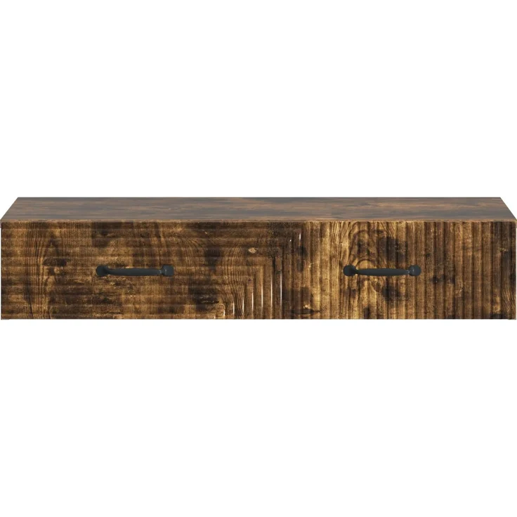 vidaXL Wandmontierter Beistelltisch Geräucherte Eiche Holzwerkstoff 898670 – Bild 5