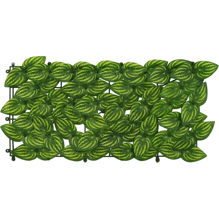 vidaXL Balkonsichtschutz mit Blättern Grün und Gelb 400 x 150 cm 42040649 – Bild 3
