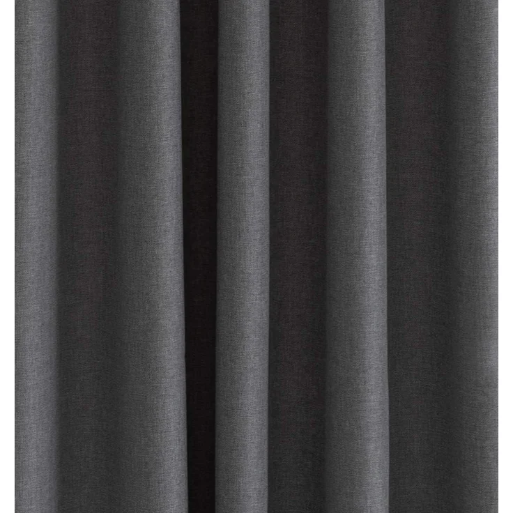 Homing Schlaufenschal 140x245 Vorhang Wohnzimmer Schlafzimmer blickdicht graphit – Bild 2