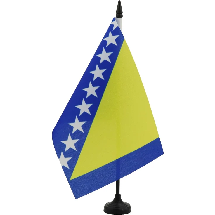 AZ FLAG - Tischflagge Bosnien Und Herzegowina - 21x14 cm - Bosnische Tischfahne 14x21 Cm - Flaggen