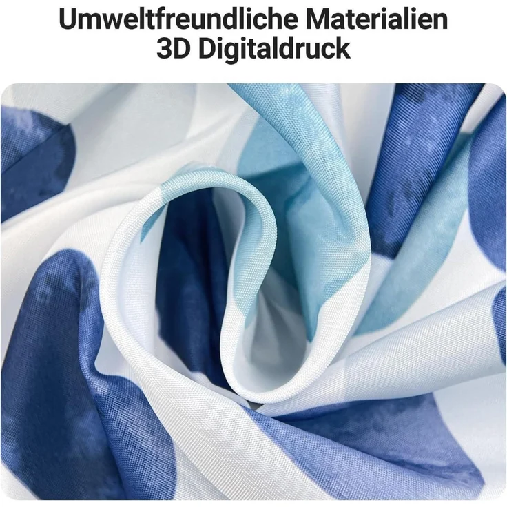 Duschvorhang 120x200cm Blaue – Bild 3