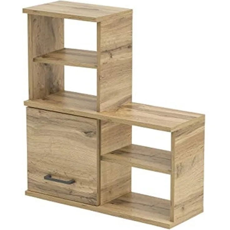 Schildmeyer Nora Regal 145004, Eiche Landhaus Dekor, 60 x 20,5 x 64,8 cm (B/T/H)