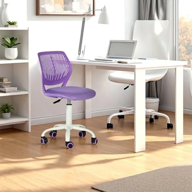 FurnitureR Drehstuhl Höhenverstellbar 360 Grad Bürostuhl Stoffbezug SGS Gaslift 130kg PP Rücken PU Rollen