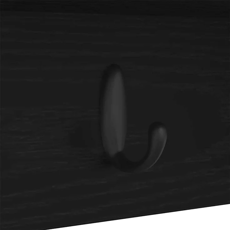 vidaXL Wandmontierter nachttisch Schwarz Eichen-Optik 50 x 16 x 26 cm 874308 – Bild 9