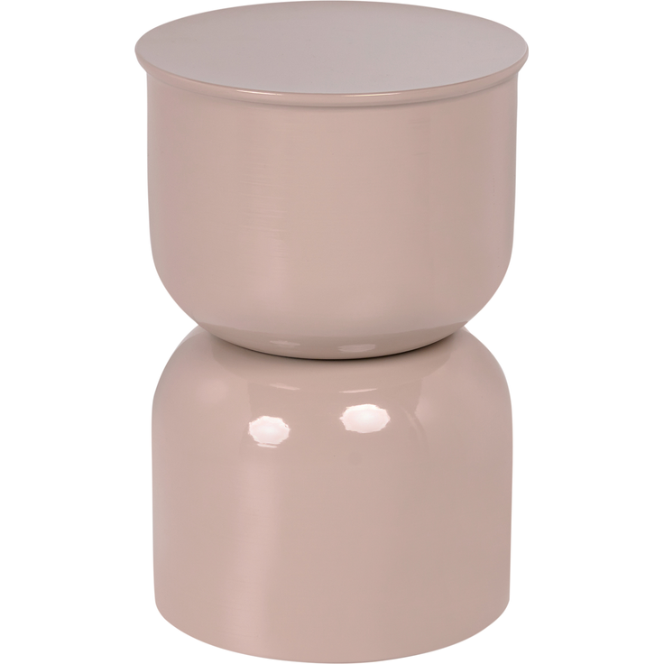 Beistelltisch LETTA Metall Hellbeige