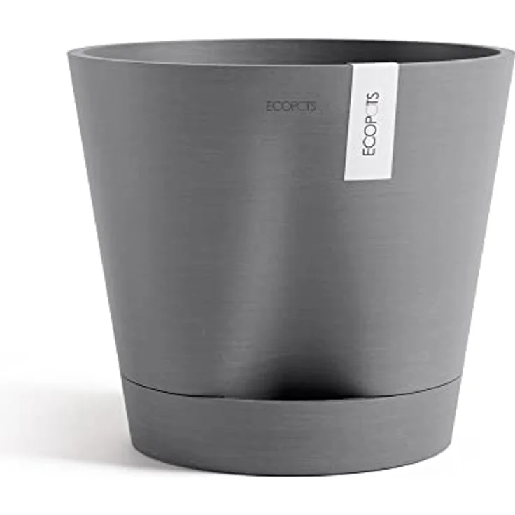 ECOPOTS Blumentopf Venice 2 30 Grau, für den Innenbereich – Bild 2