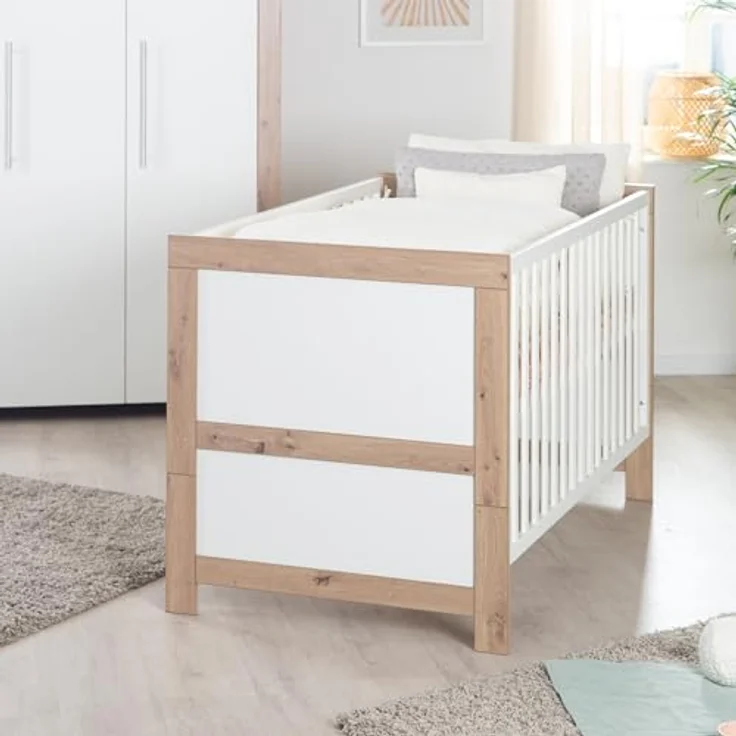 roba Kinderzimmerset 'Malo' - 3-teilig - inkl. Kinderbett 70 x 140 cm - Weiß / Natur – Bild 18