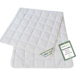 franknatur, Topper Unterbett Baumwolle, Baumwolle, Auflage aus reiner Baumwolle