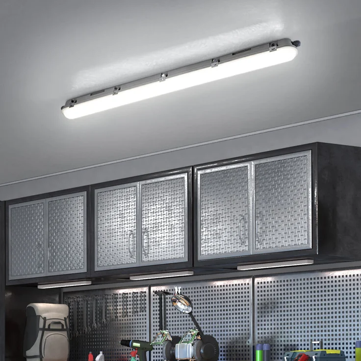 LED Wannenleuchte, 5120 Lm, neutralweiß, IP65, L 150 cm – Bild 2