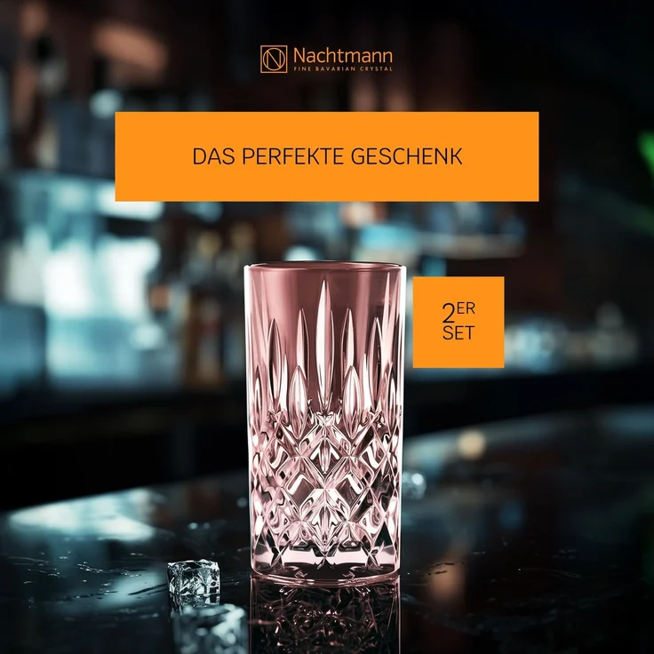 NACHTMANN 105711 NOBLESSE Longdrinkglas ROSÉ 2er Set – Bild 4