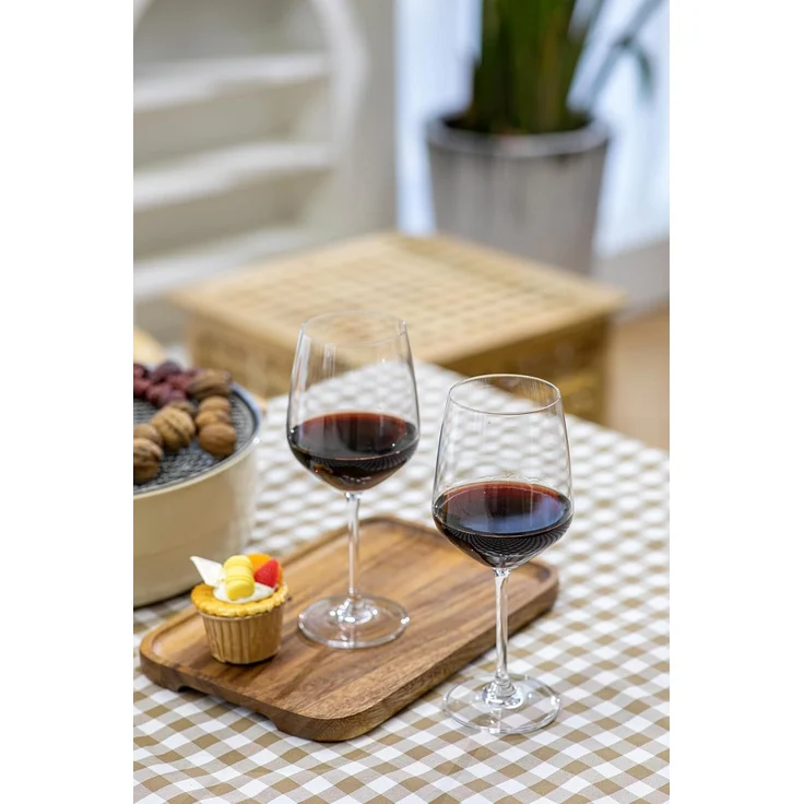 ECHTWERK Rotweinglas Set, ca. 630 ml, 6-tlg, Glas, hochwertig und mit zeitlosem Design – Bild 3