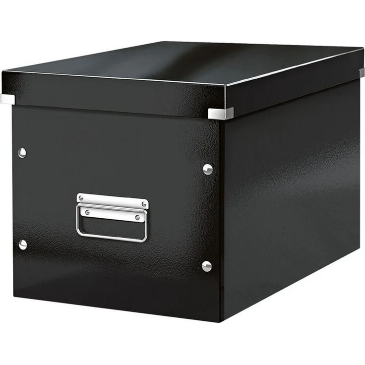 Leitz Archivbox Click & Store Cube L Hartpappe schwarz – Bild 3
