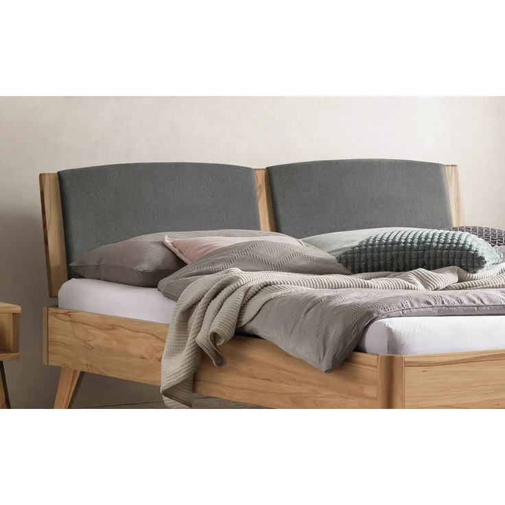 Hasena Massivholzbett Mareto Wildbuche gepolstert 180x210 cm, Komforthöhe 25 cm – Lounge – Bild 3