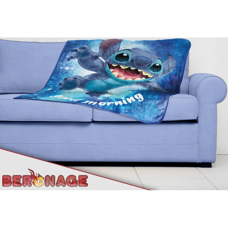 Wohndecke Lilo & Stitch Disney Decke Out of The World 150x200cm Kuscheldecke, BERONAGE, passend zur Bettwäsche, ideal für Sofa, Couch, Bett, Auto, Camping – Bild 6
