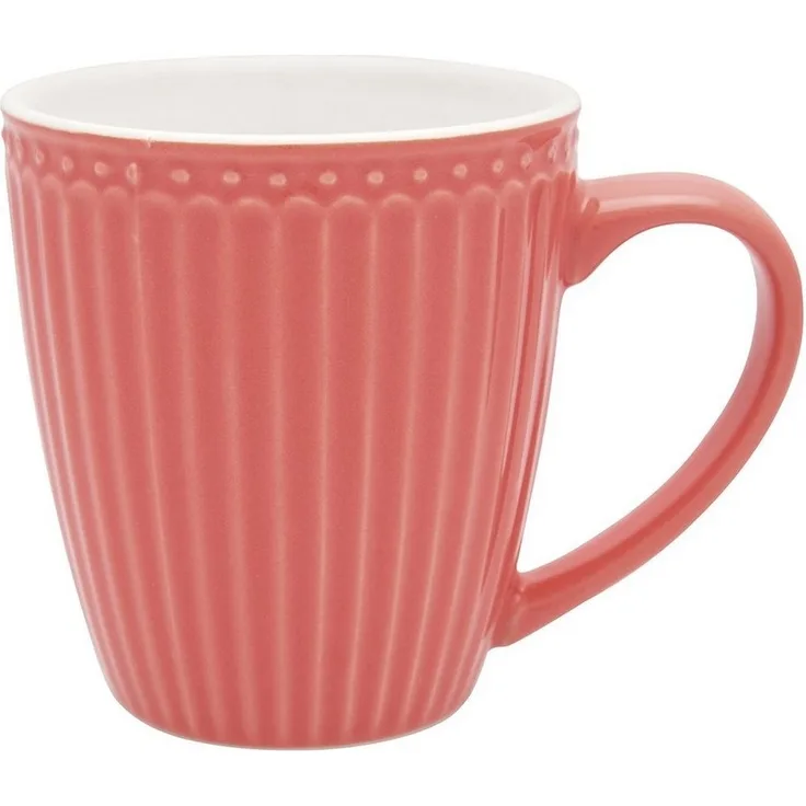 Greengate Alice Becher mit Henkel coral 0,4 l