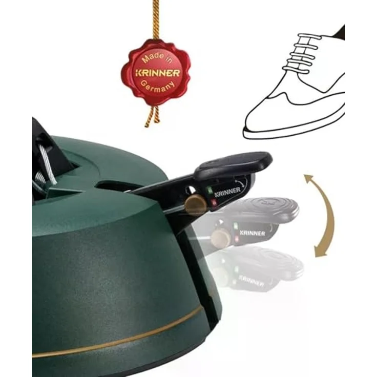 Krinner Christbaumständer Comfort Grip+ M Stamm Ø bis 12 cm – Bild 4
