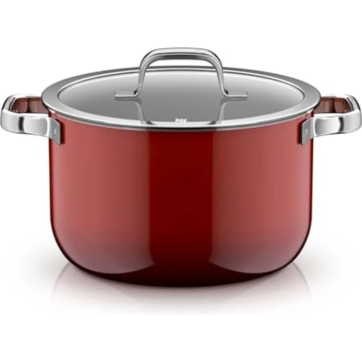 WMF Kochtopf Fusiontec Mineral Pro, Edelstahl, Glas (1-tlg), kratzfeste Oberfläche, wärmereduzierende Hohlgriffe, Made in Germany – Bild 1