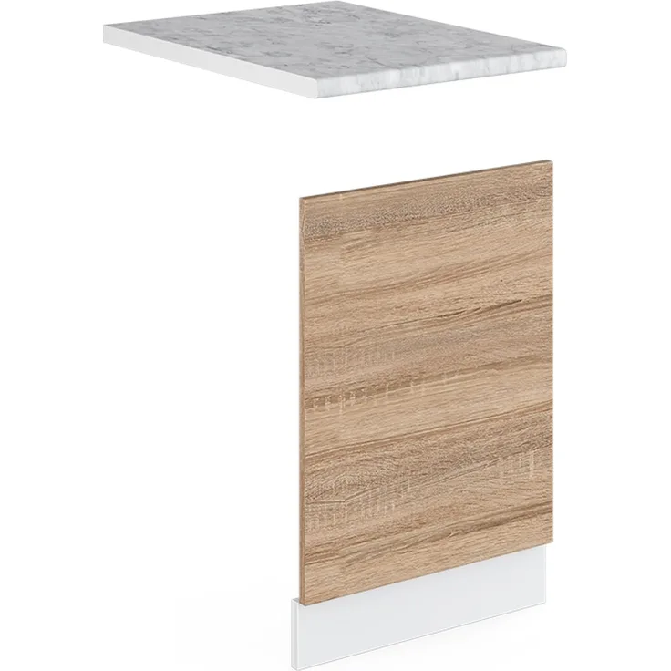 Frontblende R-Line Sonoma 45 cm , AP Marmor Vicco