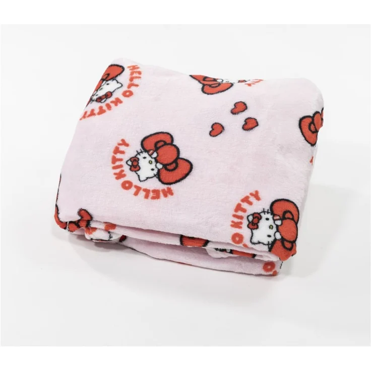 Hello Kitty Kuscheldecke 110 × 150 cm für Alltag und Entspannung – Bild 2