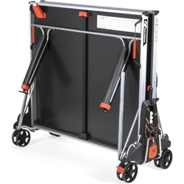 Cornilleau 600X, Outdoor Tischtennisplatte in Schwarz mit robustem Rahmen, verbreiterte Spieloberfläche und komfortabler Ausstattung – Bild 4