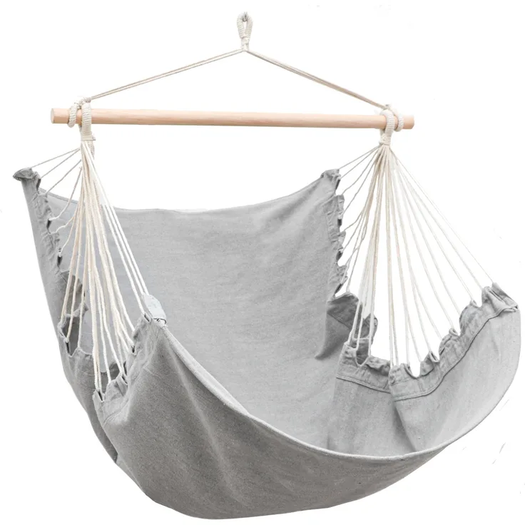 XL Hängesessel Relaxsessel 155x125cm bis 100kg in Lilac Grau
