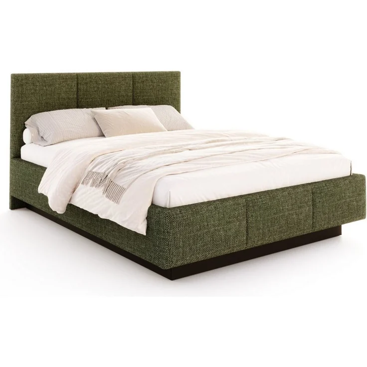 FDM Polsterbett ALMADA modern mit Bettkasten MADE IN EU - mit Ottawa Bezug (verfügbar 90x200 120x200 140x200 160x200 180x200 cm, Bettrahmen, Bett, mit großen gepolsterten Kopfteil, mit Bettkasten zum aufklappen), Hebbarer Metallrahmen, Bettkasten – Bild 2