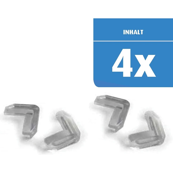 Reer Eckenschutz universal, transparent 4 Stück – Bild 7