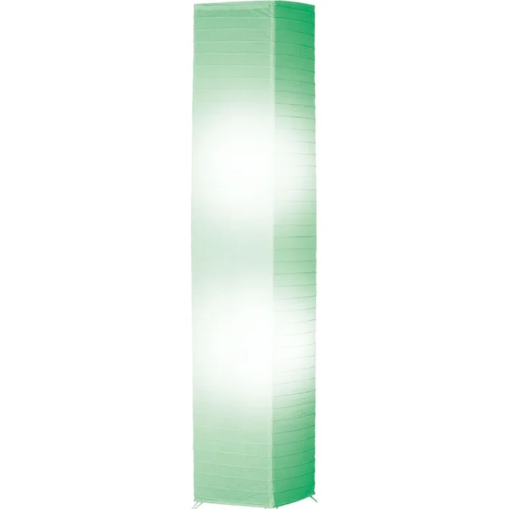 RGB LED Papier Stehleuchte in weiß mit Fernbedienung BAMBOO