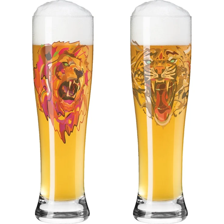 Ritzenhoff 3481011 BRAUCHZEIT Weizenbierglas 2er Set #21, #22 Justin Maller 2024 – Bild 2