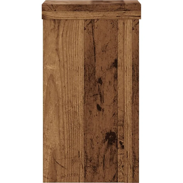 vidaXL Pflanzenständer 2 Stk. Altholz-Optik 10x10x18 cm Holzwerkstoff 852886 – Bild 4
