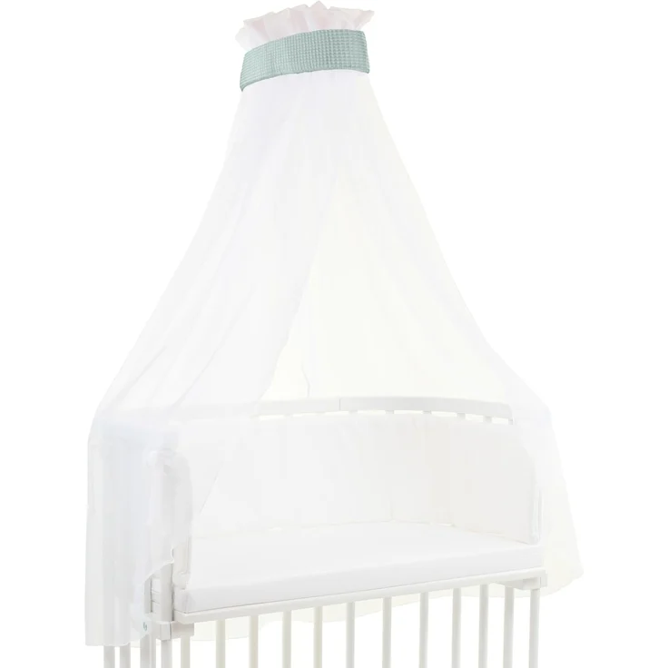 babybay Himmel Waffelpiqué mit Band passend für alle Modelle bis 96 cm Länge, zartblau