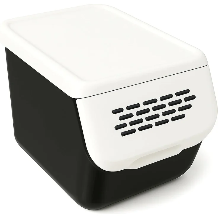 hrb Auffangbehälter Aufbewahrungsbox mit Deckel - Kartoffelbox - Aufbewahrungsbox, (1-tlg) – Bild 1