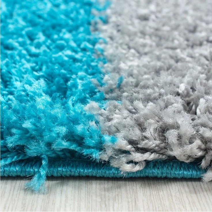 Carpettex Hochflor-Teppich Kariert Design, Läufer, Höhe: 30 mm, Teppich Wohnzimmer Kariert Design Modern verschidene farben und größen – Bild 2
