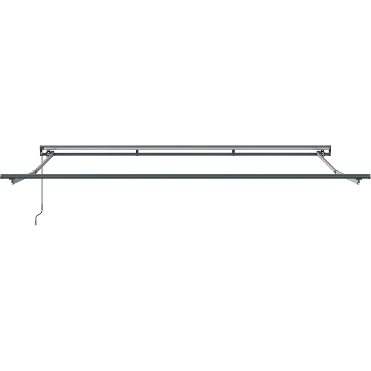 vidaXL Einziehbare Markise Anthrazit 400 x 300 cm Aluminium und Stoff 3330501 – Bild 4