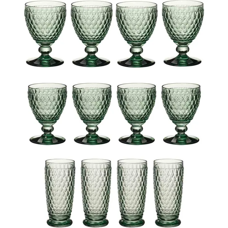 Villeroy & Boch Boston Coloured Wein- & Longdrinkgläser 12er Set grün