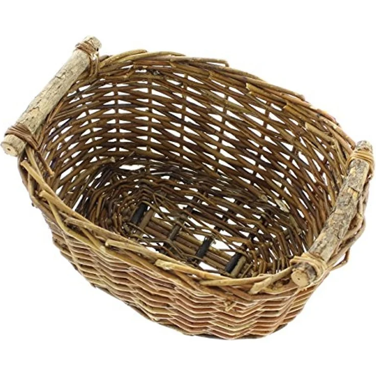 Füllkorb Holzgriff groß Aufbewahrungskorb Schale Obstkorb Tischdeko Korb – Bild 2