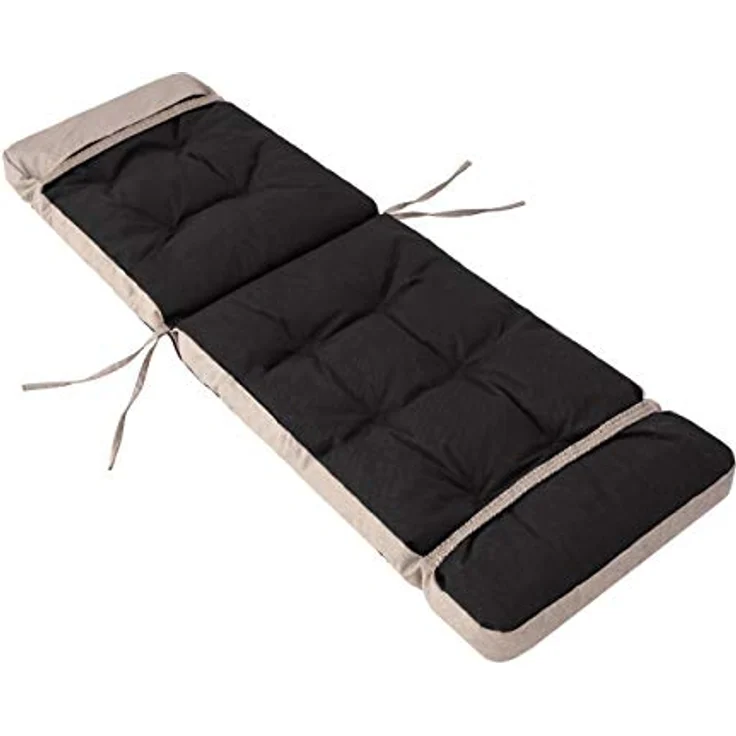 Bjird Liegenauflage Auflage für Liegestuhl 160x50x8, extra dicke Polsterauflage für klappbare Gartenliege/Sonnenliege – Bild 7