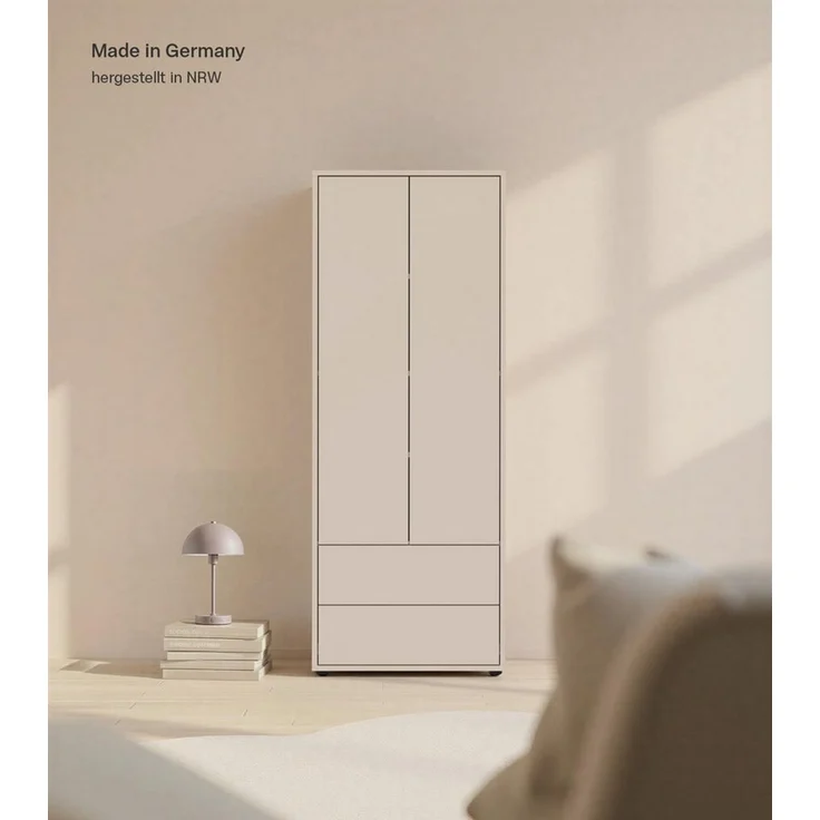 mokebo Mehrzweckschrank Der Aufrechte Wohnzimmerschrank, Hochschrank, Mehrzweckschrank in kaschmir – Bild 2