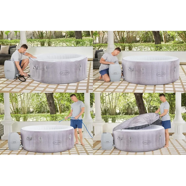 LAY-Z-SPA® Whirlpool 'Cancun AirJet™', Ø 180 x 66 cm, rund – Bild 10