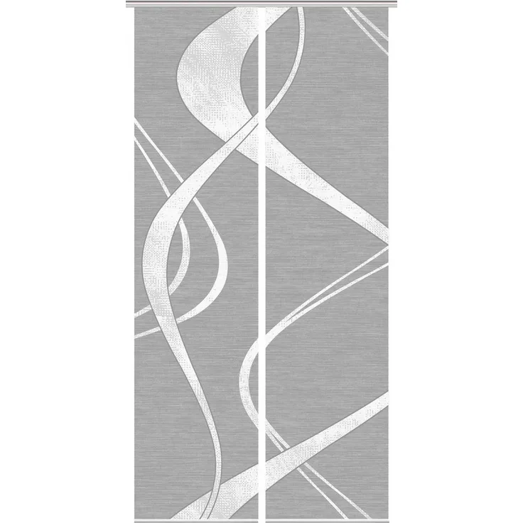 Schmidt Gard Schiebegardine 80843 TIBANO Schiebegardine, halbtransparent, Bambus-Optik 260x60 cm, (2 St), Polyester