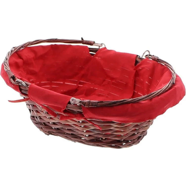 Füllkorb Flechtkorb Einkaufskorb Flaschenkorb Korb Weidekorb natur Bügelkorb – Bild 2