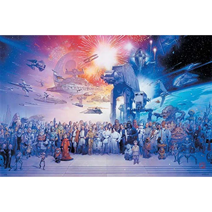 Grupo Erik Star Wars Legacy Figuren Poster, Kunstdruck 61 x 91,5 cm für Wohnzimmer oder Schlafzimmer, offizielles Geschenk – Bild 1